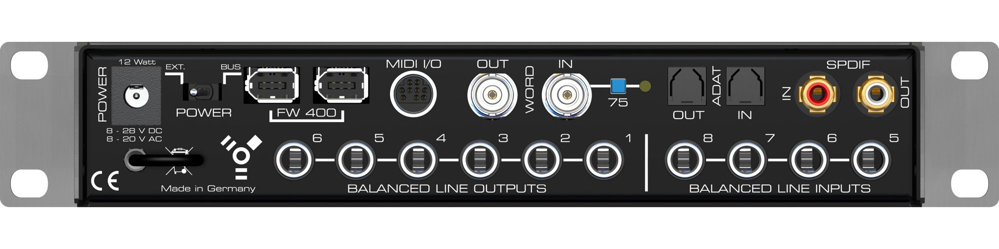 Amazon.com: RME Interfaz de audio FW de alto rendimiento Fireface