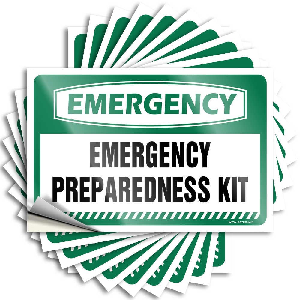 Inspirational, Bumper Water Emergency Emergency Preparedness Kit | Interesting Farm Kitchen Decor(12X18CM)
