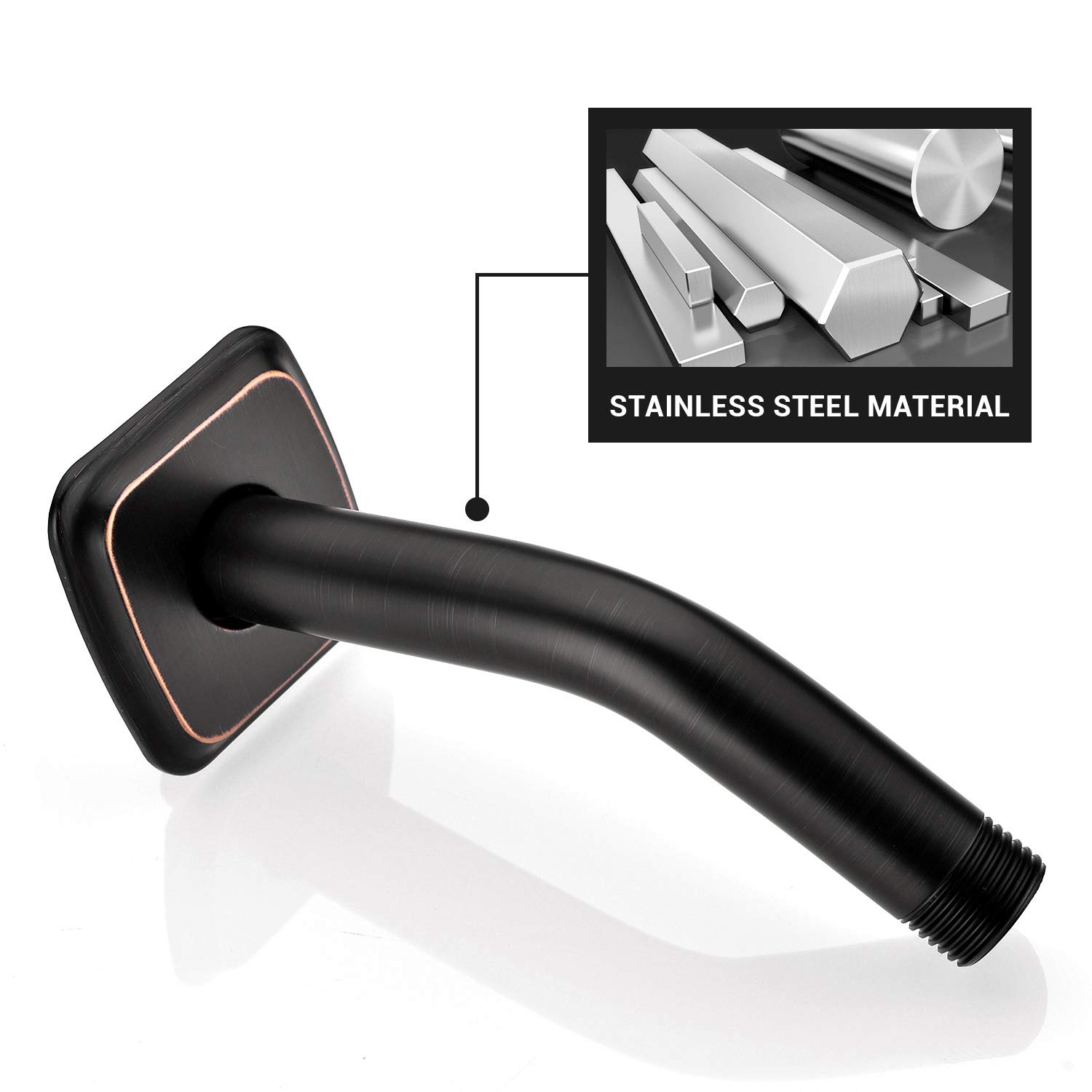 Tuyau De Douche De Rechange En Acier Inoxydable Avec Raccords En Laiton