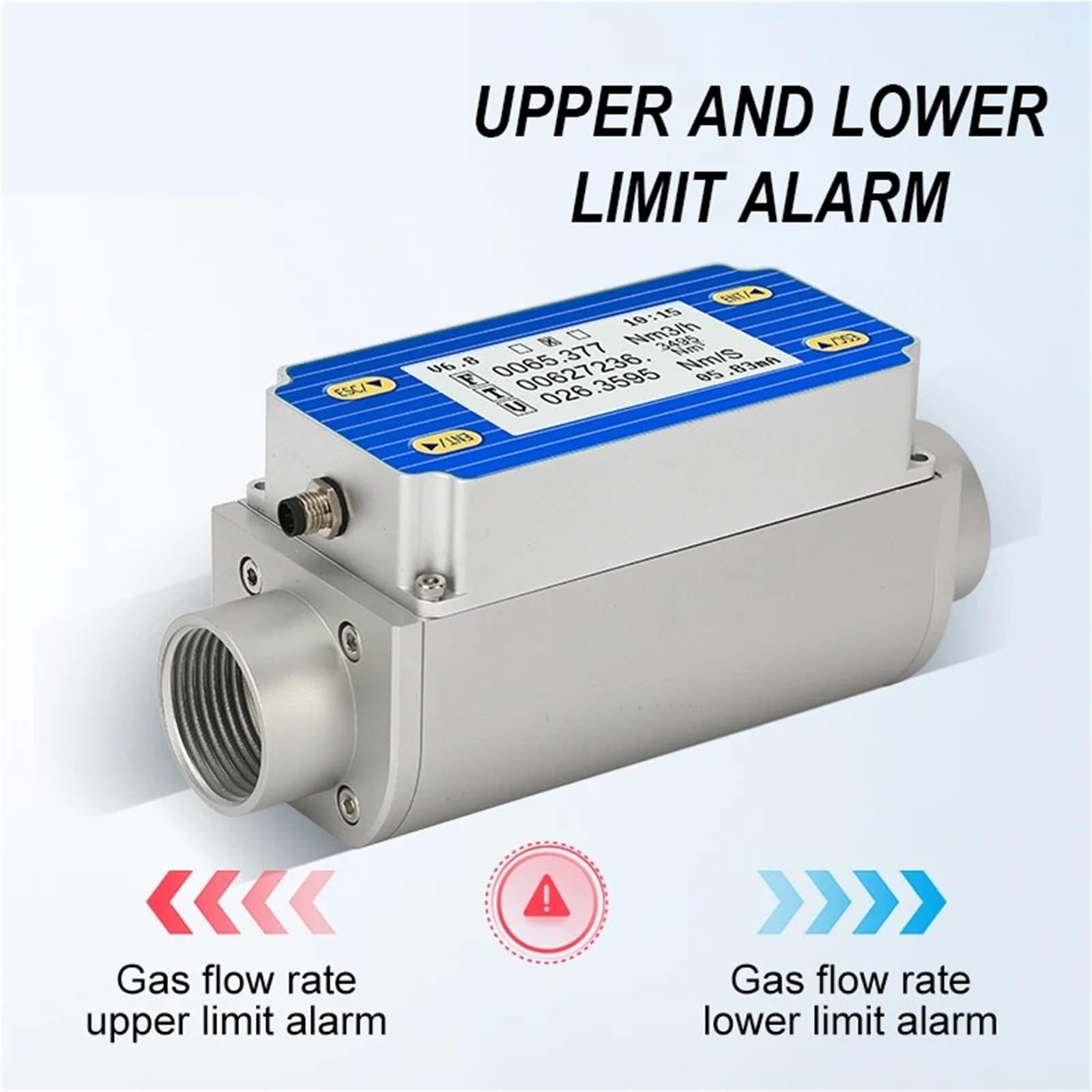 Micro flussimetri di Massa Termici for misurazioni Accurate del Flusso di Gas in strumentazione analitica e for semiconduttori biotecnologici(DN25)
