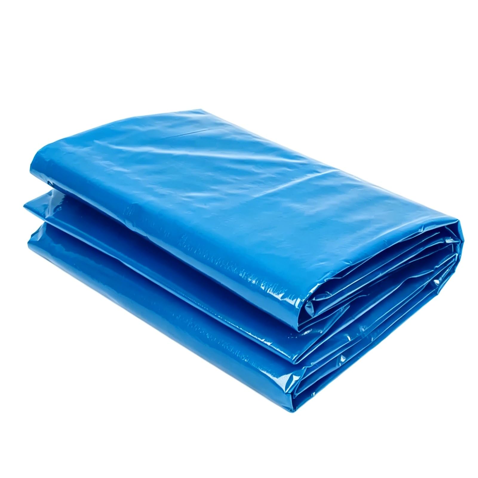 Yopappol Weather Resistant Blue Fish Pond Membrane, HDPE Impermeable Pond Liner, Easy Cutting Underlayment for Fish Or Koi, Stream & Hydroponic Pond(4x5m(13.1x16.4ft))
