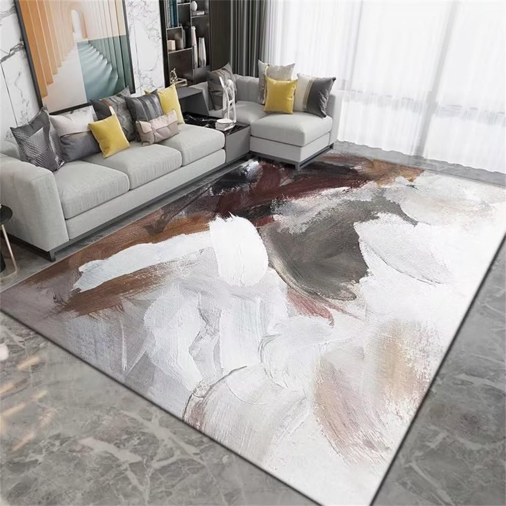 Les accessoires de salon essentiels avec ce tapis de créateur chaleureux