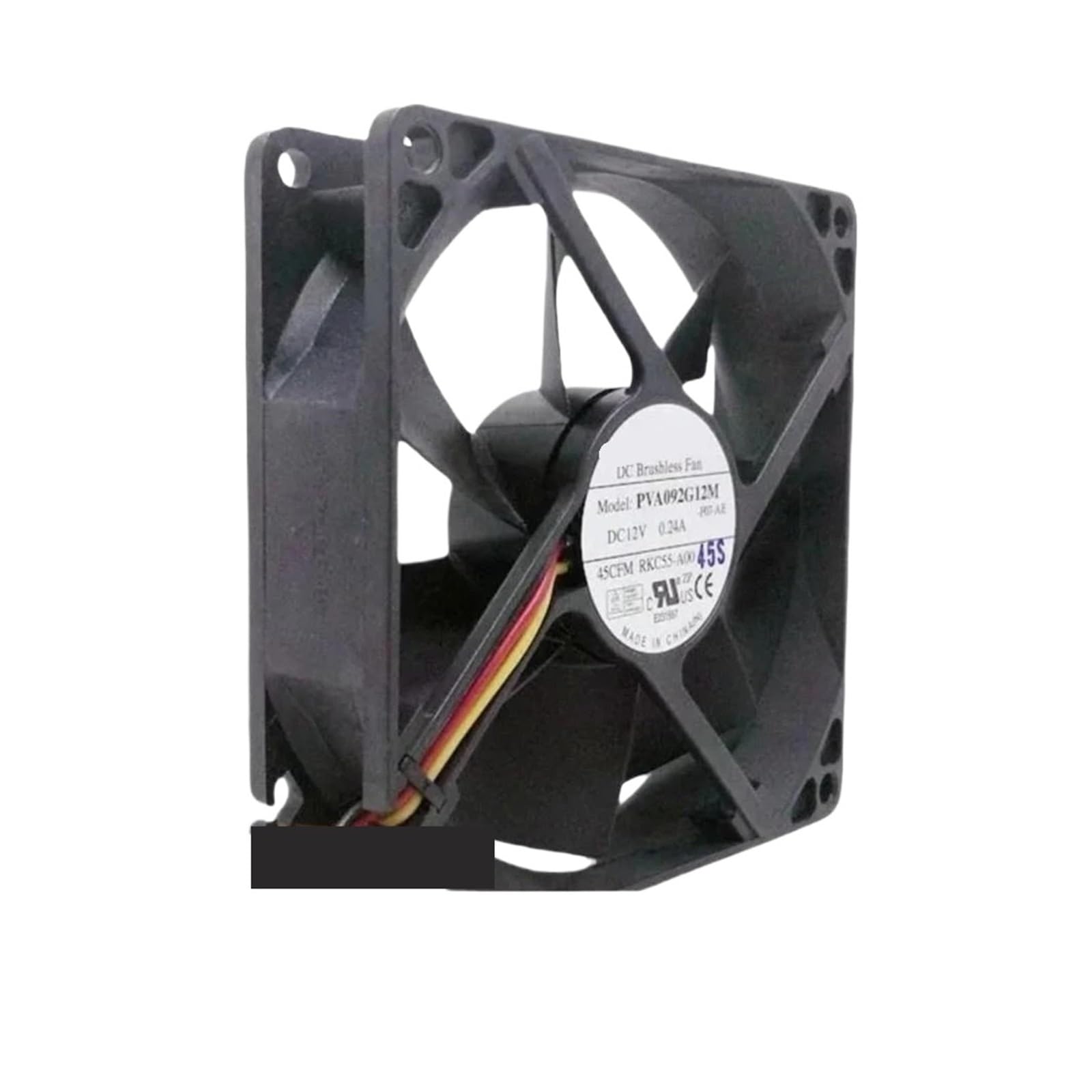 ANERTQUIH PVA092G12M 92mm 9025 12V 3-Pin Cooling Fan