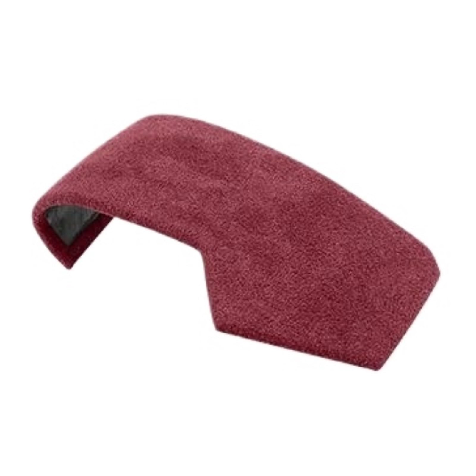 Xexjhqq Wine Red Gear Stick Knob For Vw For Touareg Lhd 2019-2024 Suede Leather Protector Gear Shift Knob Cover Lever Stick Head(Wine Red)