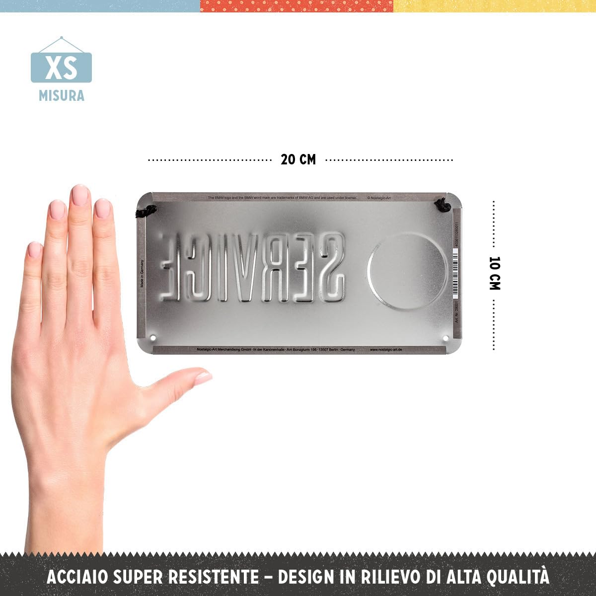 Nostalgic-Art: Targhe Di Metallo 15 X 20 Cm - Foto 3