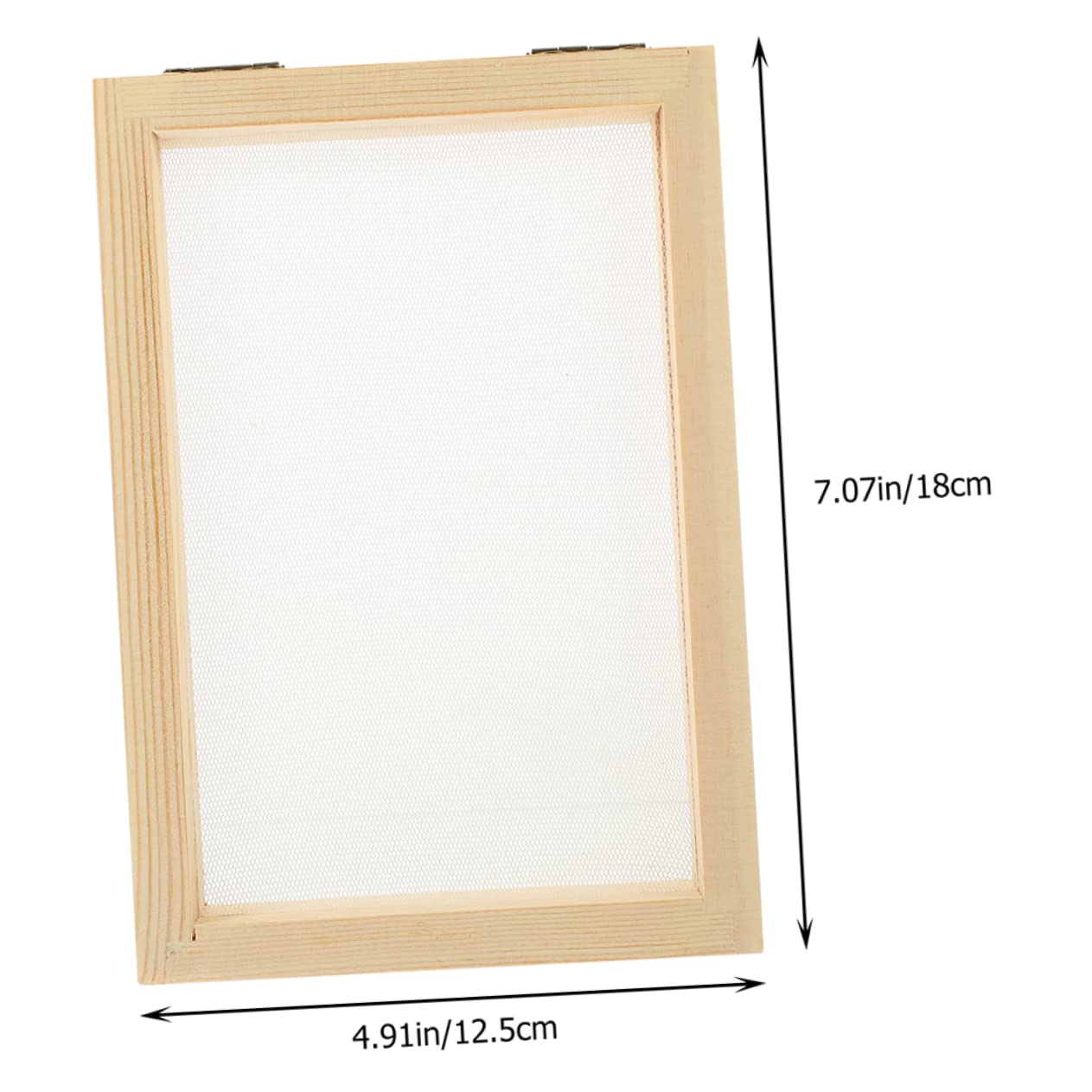 DOITOOL Wooden Papermaking Screen DIY Paper Frame Papermaking Kit for Boys and Girls 2pcs