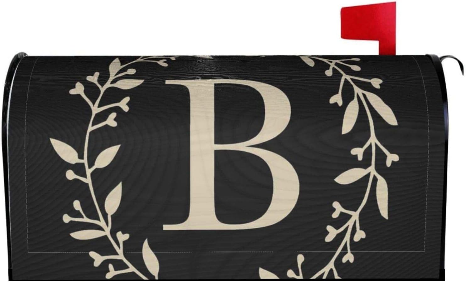 Foruidea Classic Monogram Letter B Mailbox Covers Magnetic Mailbox Wraps Post Letter Box Cover Standard Oversize 21 X 18 MailWrap Garden Home Decor