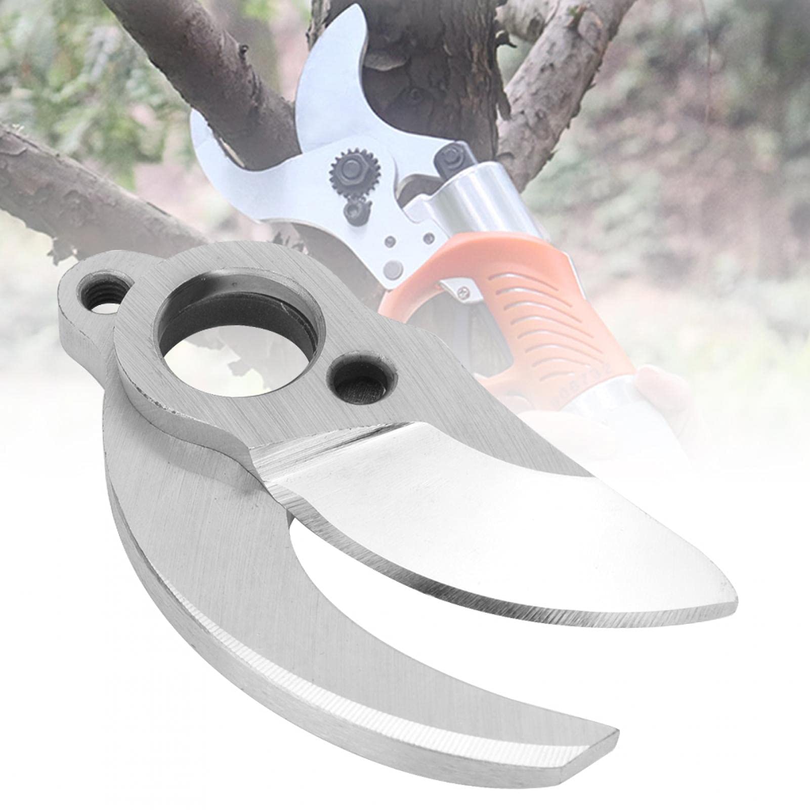 Cuchillas de repuesto para tijeras de poda, 2 piezas SK5 acero de alta frecuencia, compatible con 25-28 mm y 30 mm, ideal para plantas