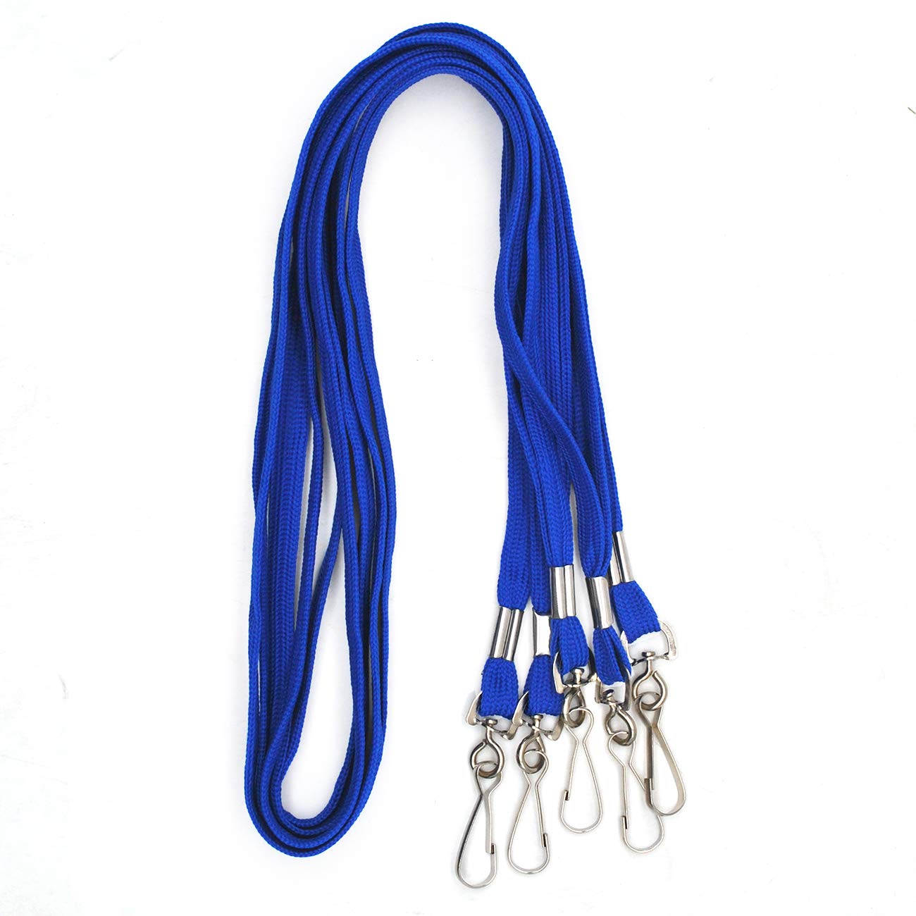 PATIKIL 3-Pack Badge Lanyard With Clip - Adjustable Neck Strap, Paracord Material, Dark Blue
