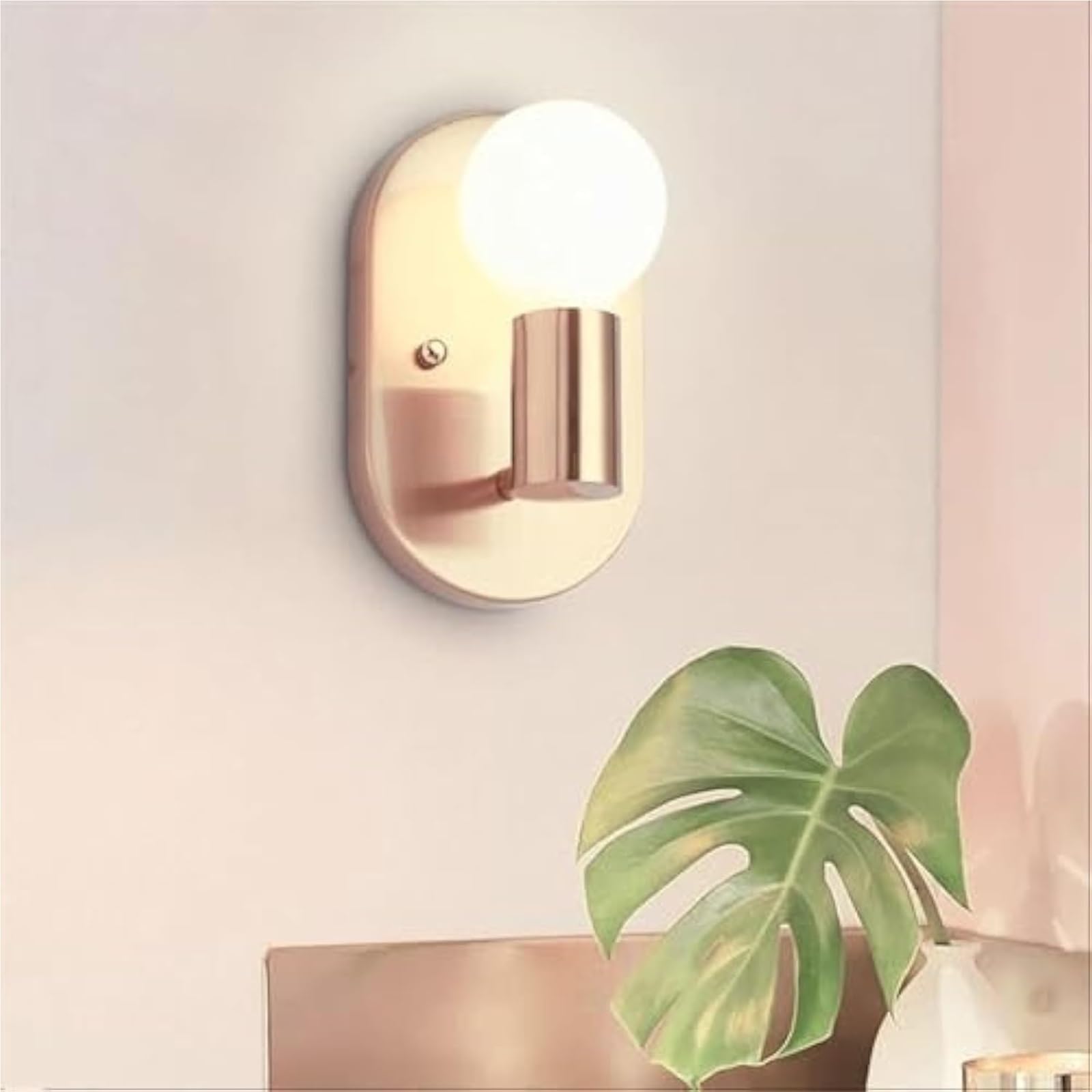 Europejska złota lampa ścienna E27 w stylu retro, owalna, metalowa, do sypialni, na korytarz, dekoracja nocna, lampa sufitowa