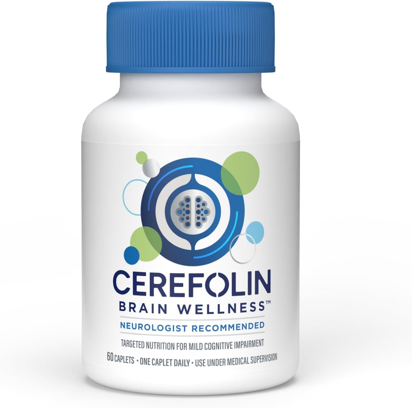 Brain Wellness, Targeted Nutrition for Cognitive Support, Improves Memory, Focus & Concentration, L-Methylfolate, NAC, B12, Neurologist Recommended (30 Count)