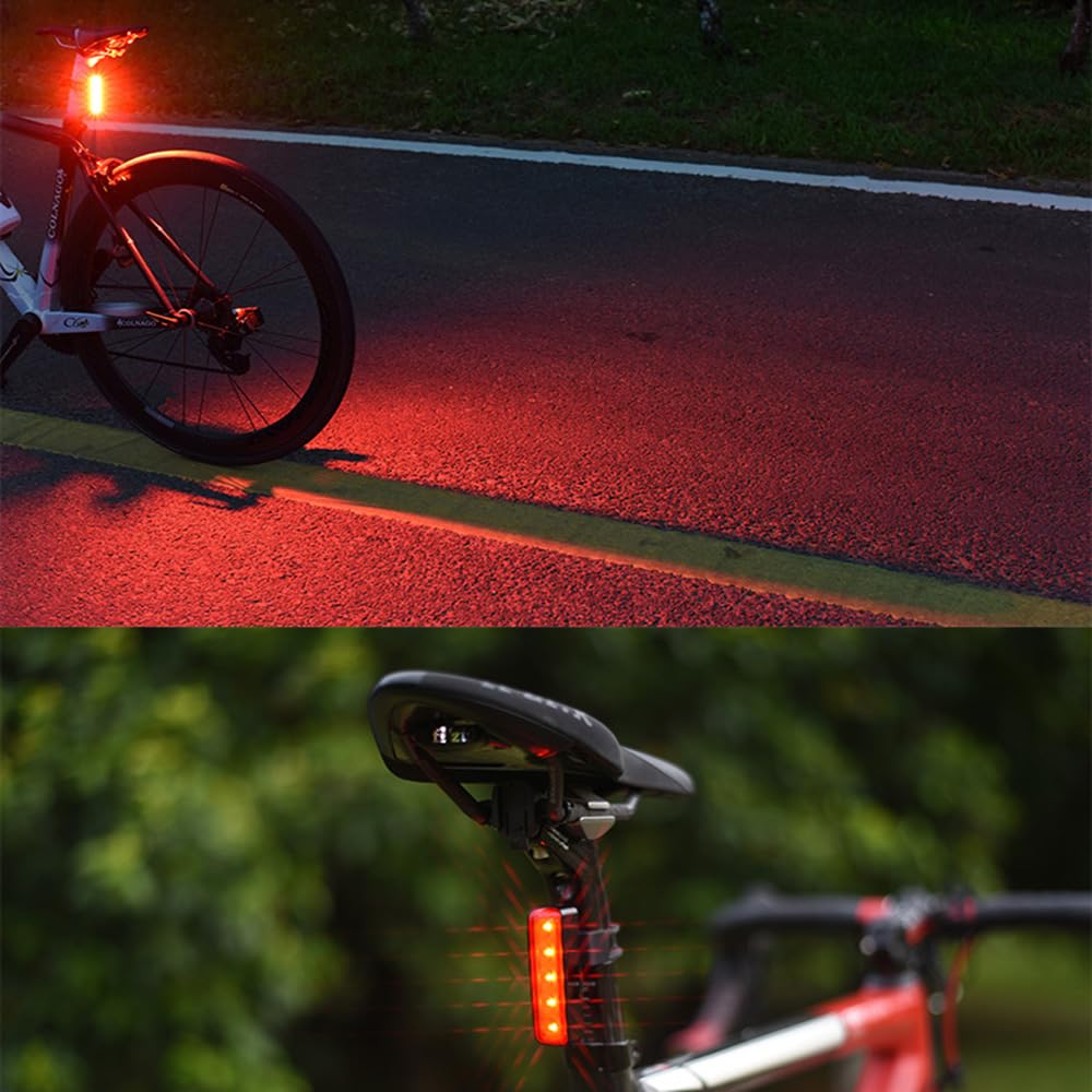 Światło tylne Rower Automatyczny hamulec Tylne światło Night Cycling Smart Sensing MTB Road Bike Seatrest Lamp