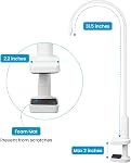 Moniteur pour bébé flexible compatible avec ieGeek Bébé 1T, Bébé 4, Bébé 7S, Appareils photo avec montage à vis 1/4