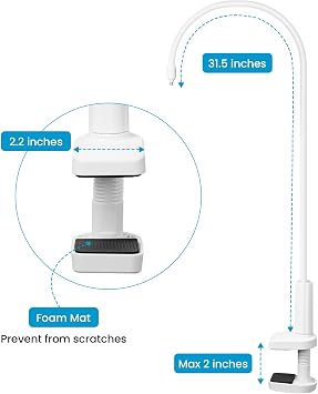 ieGeek Baby Monitor Mount Bracket 1T/ 4/5/6T Baby Camera Holder Mount Strong Camera Holder with a 1/4 Screw