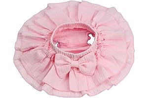 Baby Girls Gauze Ruffle Mini Skirt with Inner Shorts