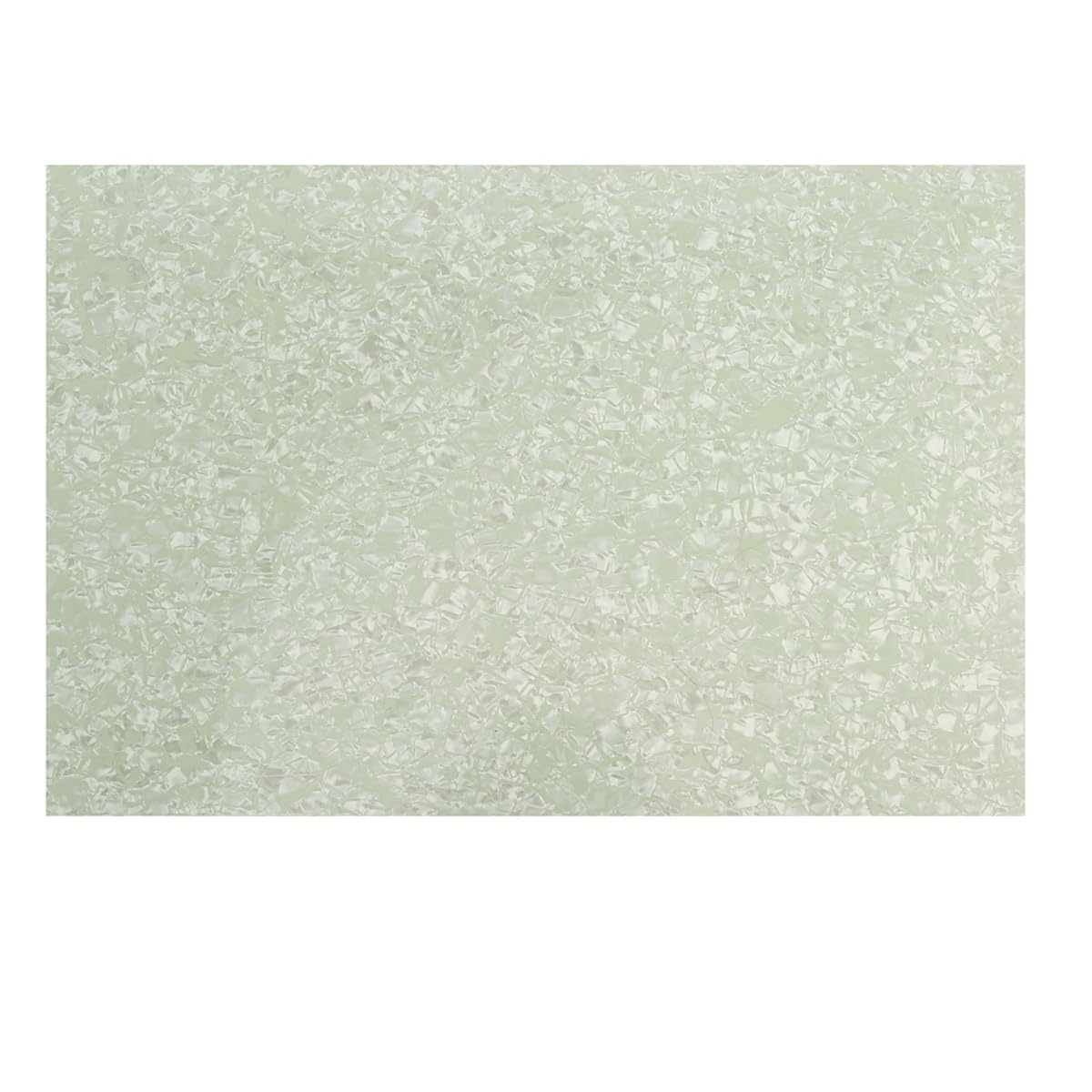 Musiclily 435x290mm Pickguard Material Blank Scratch Plate DIY Custom Sheet for Electric Guitar Bass,4Ply Mint Pearl