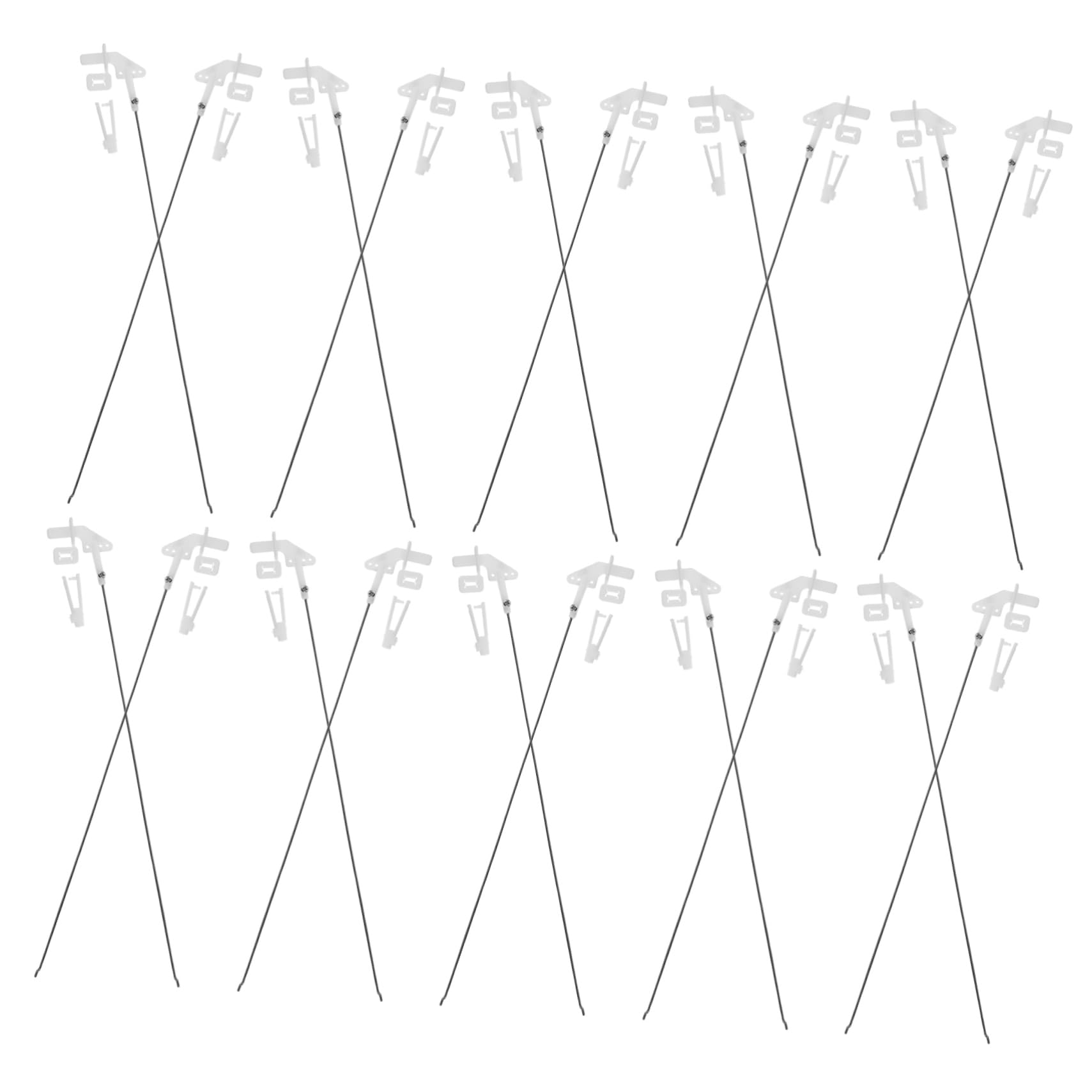 Alasum High Strength Metal Rc Steering Rods Push Rod Connector Set for Fixed-Wing Aircraft