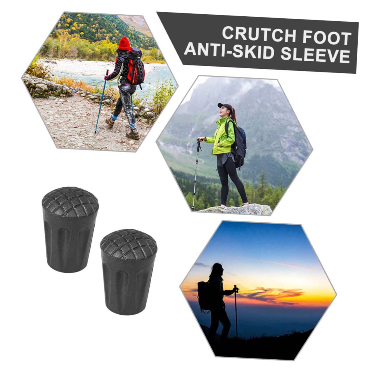 YARNOW Embouts Antidérapants pour Bâtons De Marche Accessoires Embouts pour Bâtons De Randonnée Embouts pour Bâtons De Marche Embouts pour Bâtons De Trekking Embouts De Rechange