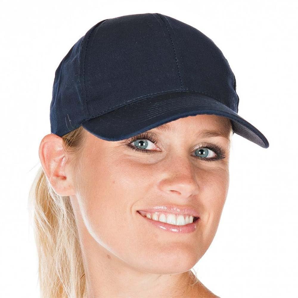 FRANZ MENSCH 50 Stück Hygostar Baseballkappen | Polycotton, weiß, Einheitsgröße, Karton, Baseballkappe, Baseballmütze, Sonnenhüte