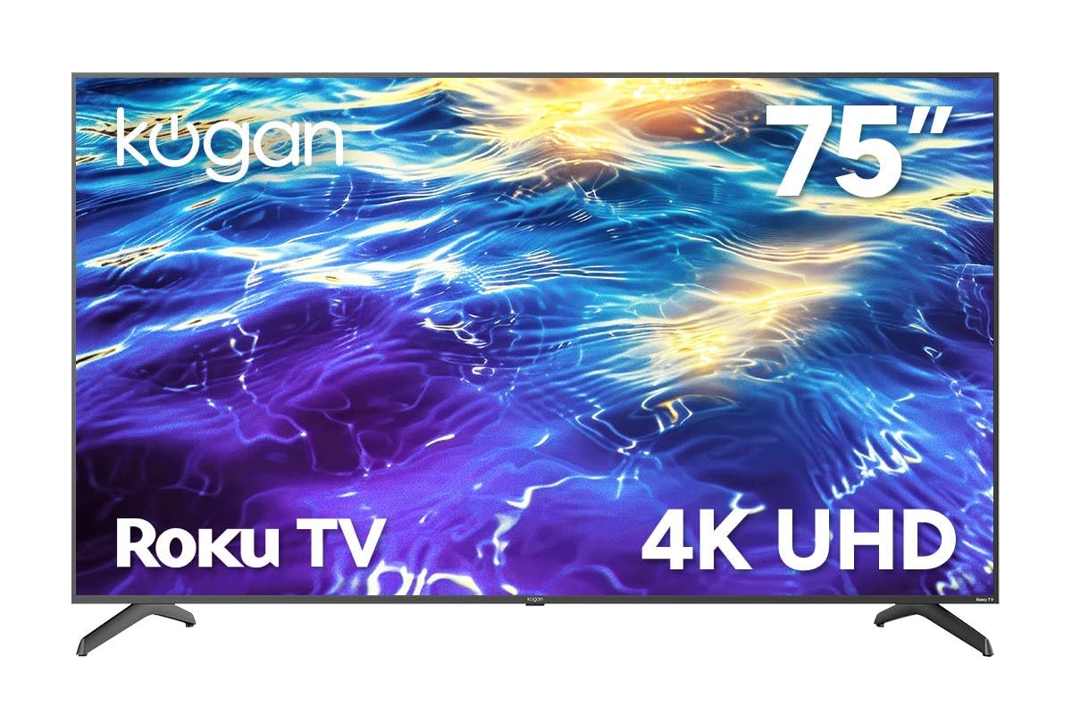 Kogan 75" LED 4K Smart Compatible with Roku TV - R95T - KALED75R95TA - 75 Inch