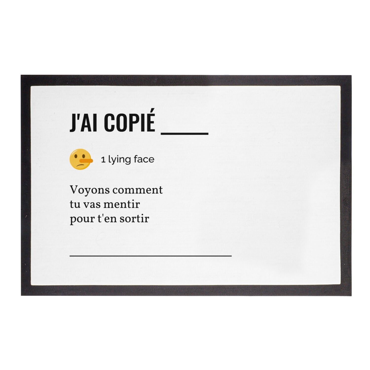 Paillasson Jargon Travail Tapis Bureau Email Office Humour