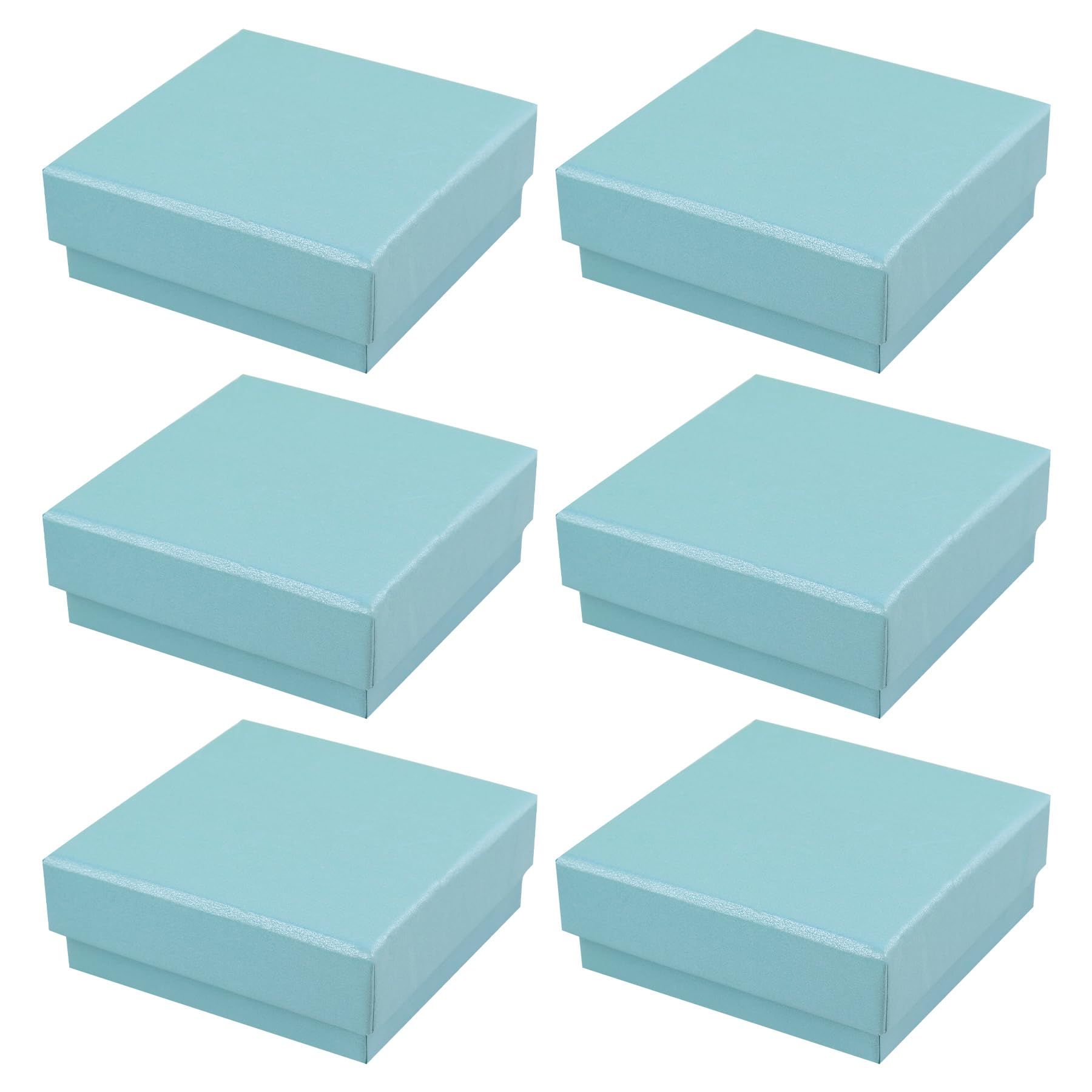 AUEAR, 6 Pcs Jewelry Box Gift Cardboard Boxes with Lids Packaging for Earring Bracelet Necklace Watches