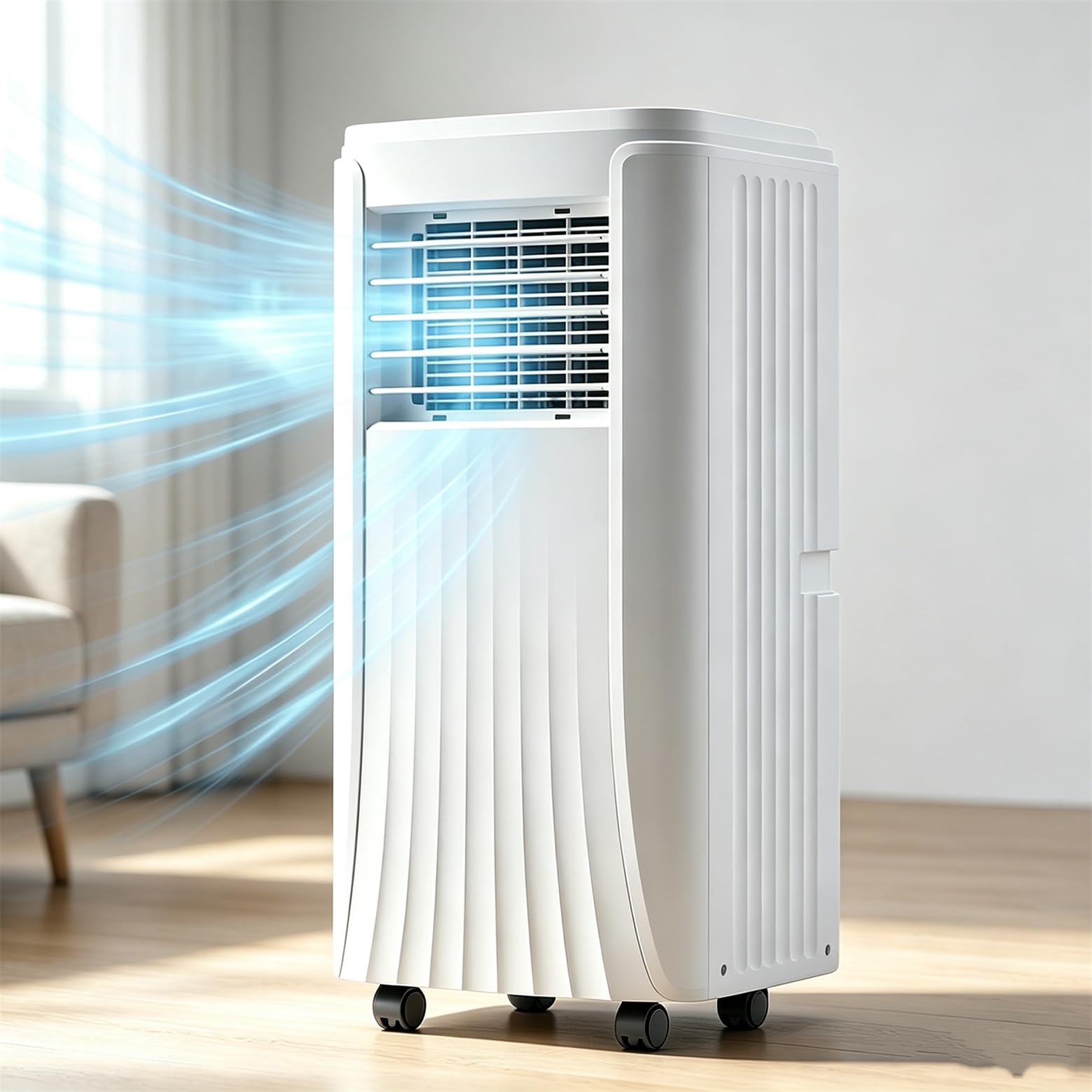 GYQSSD Freestanding Air Conditioner, 4-in-1 Powerful AC Unit 9000BTU