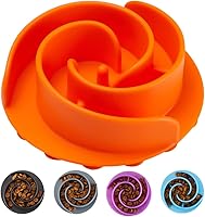 Vista 10 de Recipiente de Alimentación Lenta para Perros, Animire Tazón de Comida de Silicona Suave para Perros Pequeños, Medianos y Grandes