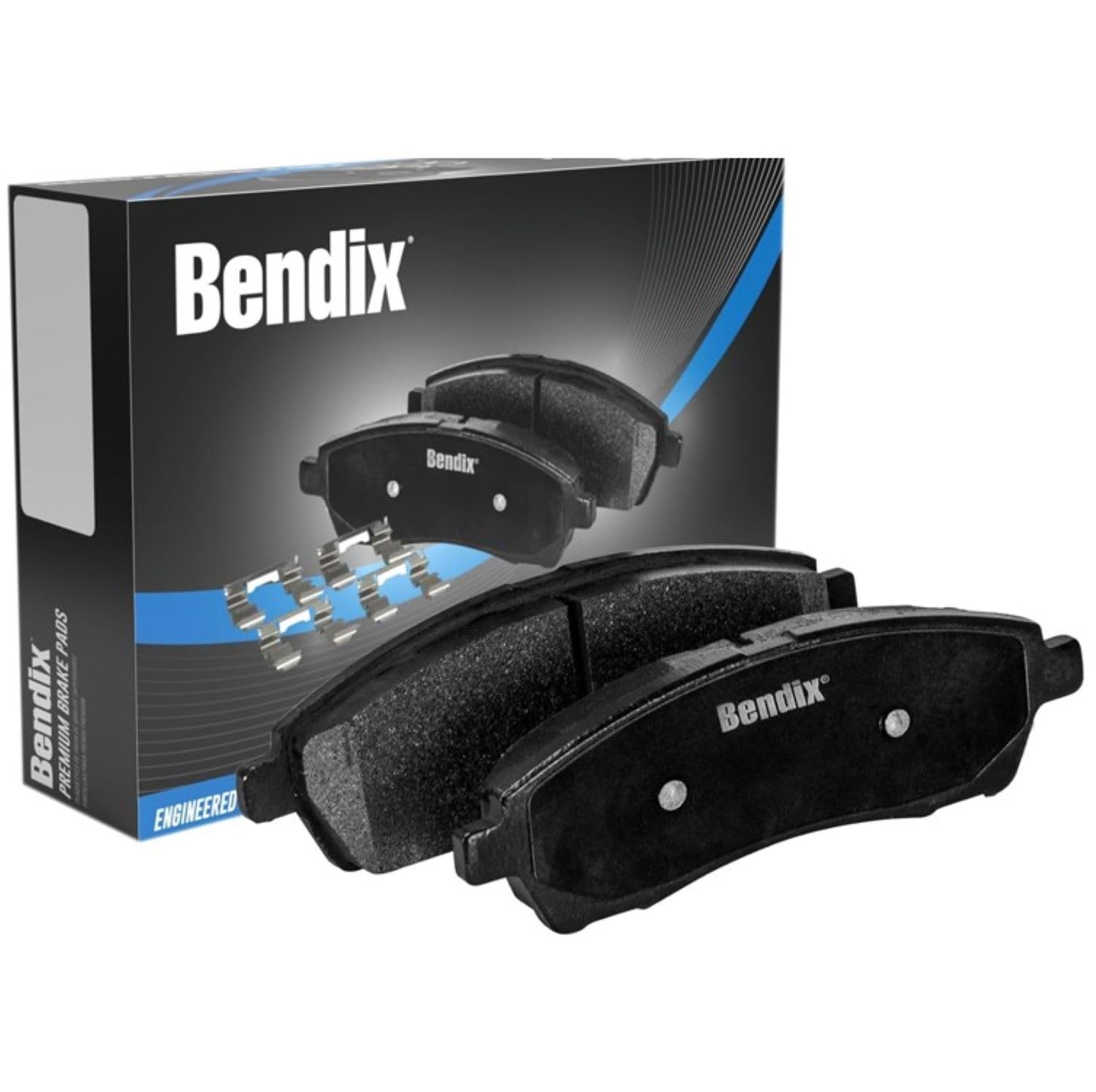Bendix Premium SBM2476 Semi-Metallic Front Brake Pads for BMW 540i xDrive 2024, 740i 2024-2023, 750e xDrive 2024, 760i xDrive 2024-2023, i7 2024-2023