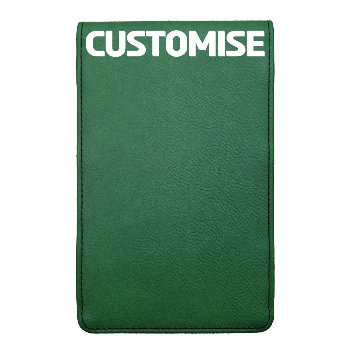 Ace Customs Personalised Golf Scorecard Holder & Yardage Book (Green)