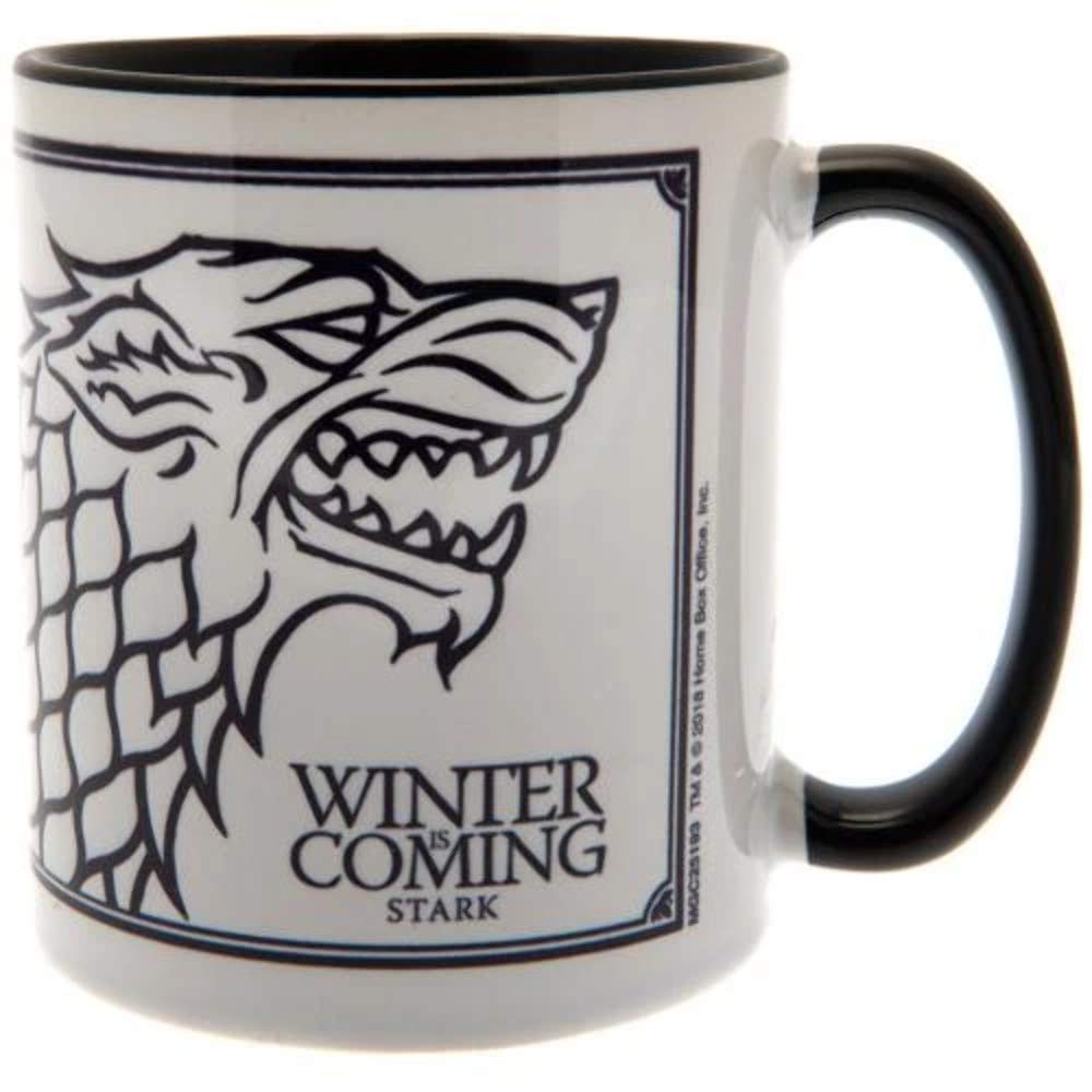 Game of Thrones Stark Black Coloured Inner Mug
