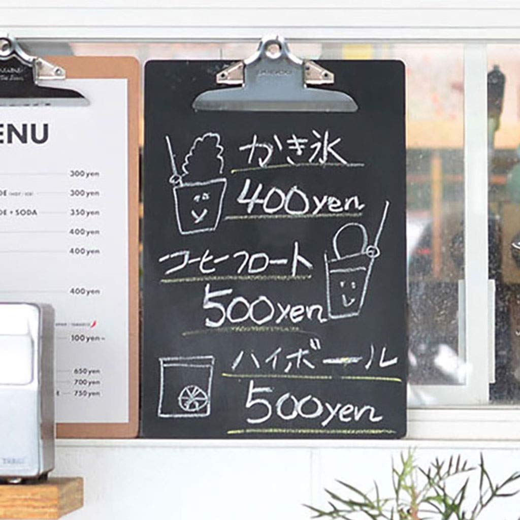 TOMYEUS klemmbrettmappe A4 Klemmbrett Goldene Edelstahl Metall Legal Pad MENU MENU SCHREIBEN BOOD Office SUPPINGS MIT Hängenden Lochordner Lose Blatt Klemmbrett-Mappe (Size : A)