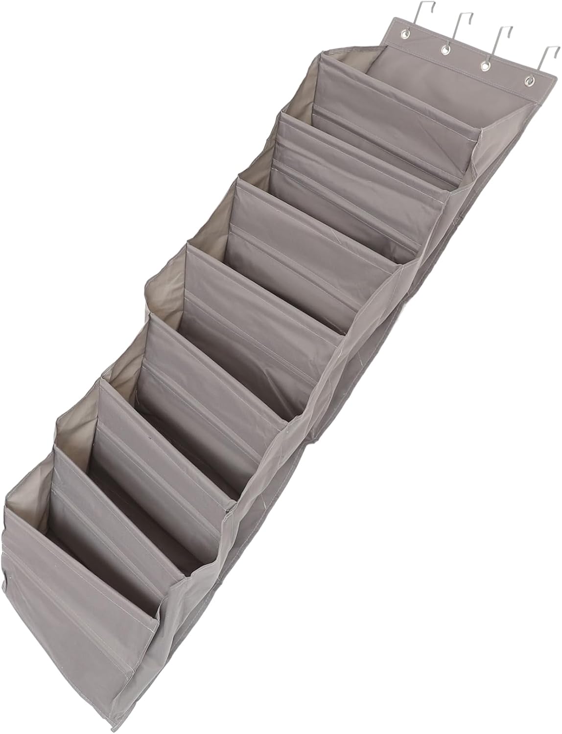 Healifty 8 Layer Hanging Shoe Organizer Storage Bag Oxford Cloth