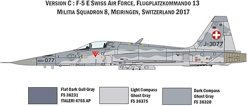 Miniatura 5 de Italeri IT1420 1 72 F-5E Fuerza Aérea Suiza