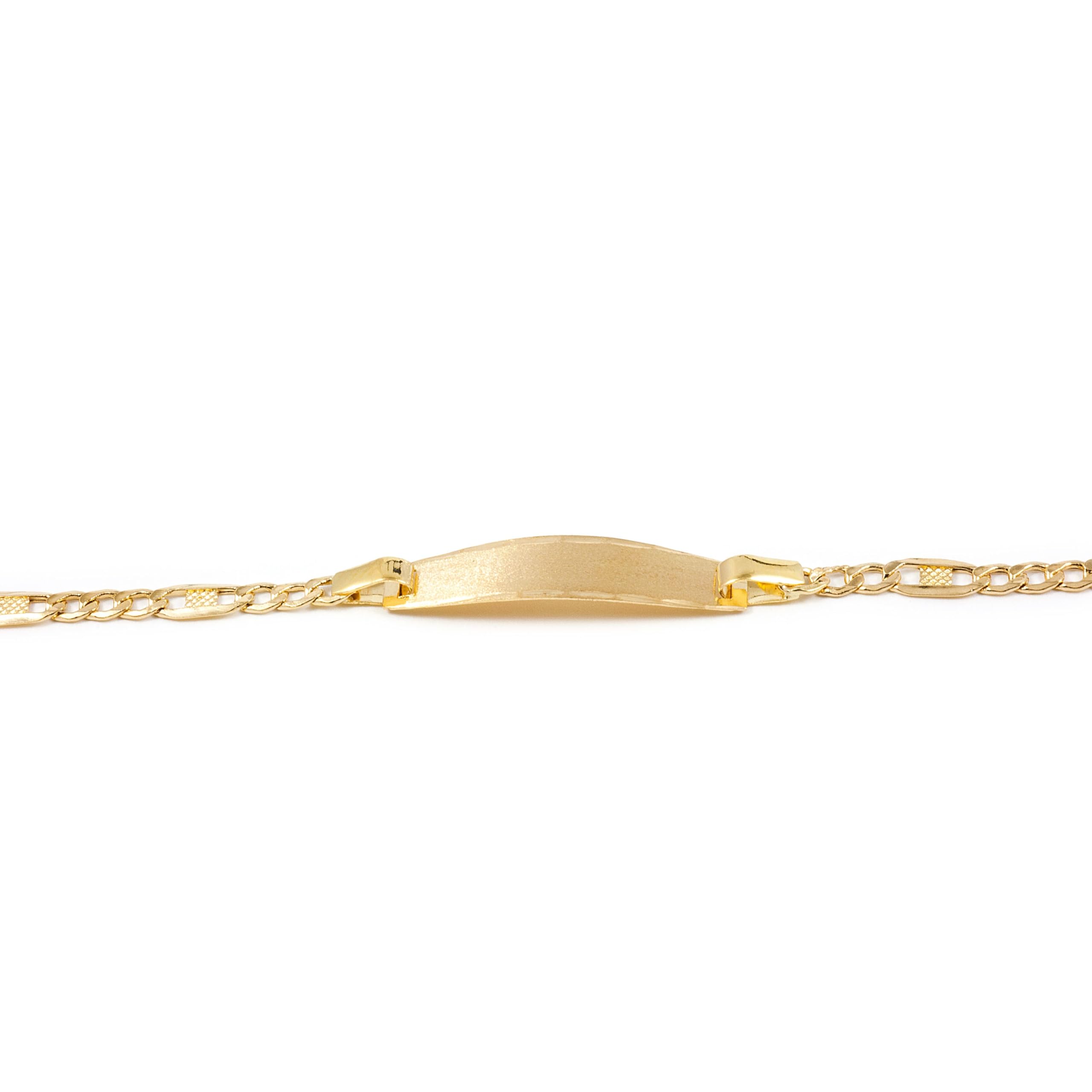 Monde Petit Bracciale per bambini - oro giallo 18k (750) - Scatola Regalo - Certificato di garanzia