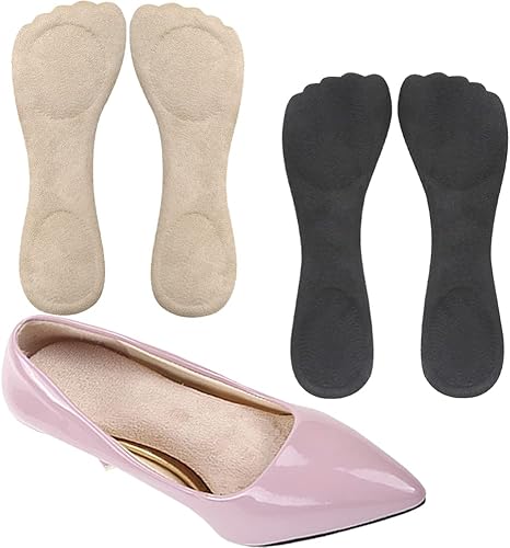 Inserciones adhesivas de tacón alto para mujer, plantillas de amortiguación de gel que evitan el deslizamiento, plantillas de silicona para zapatos