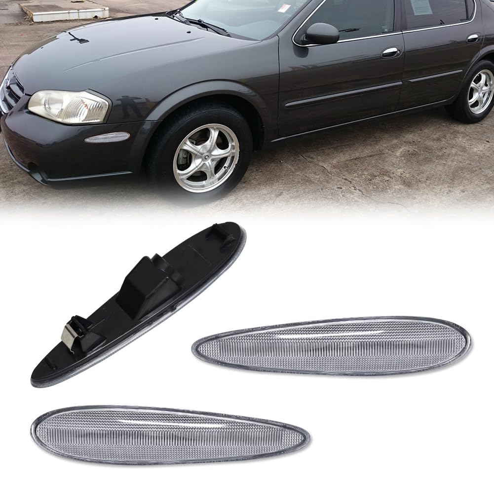 Amazon.com: GTINTHEBOX Clear Lens Front Side Marker Lights Housing