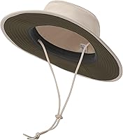 Vista 5 de Sombrero de ala ancha Cimarron Safari para mujeres y hombres – UPF 50+ sombrero de pesca al aire libre sombrero de protección solar