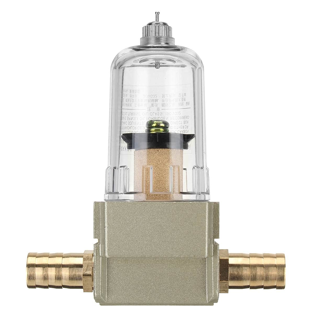 Depósito Universal de recuperación de Aceite de Motor con Filtro Separador de Gases y 2 Tubos Conectores de 10 mm/12 mm.