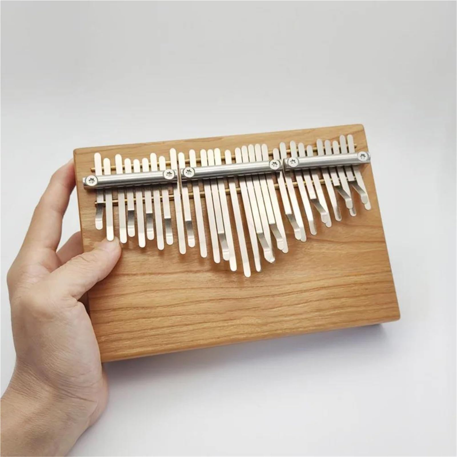 Kalimba Instrument Tragbare Kleine Kalimba, Professionelle Musikinstrumente, 30 Tasten, Flaches/hohles Chromatisches Daumenklavier