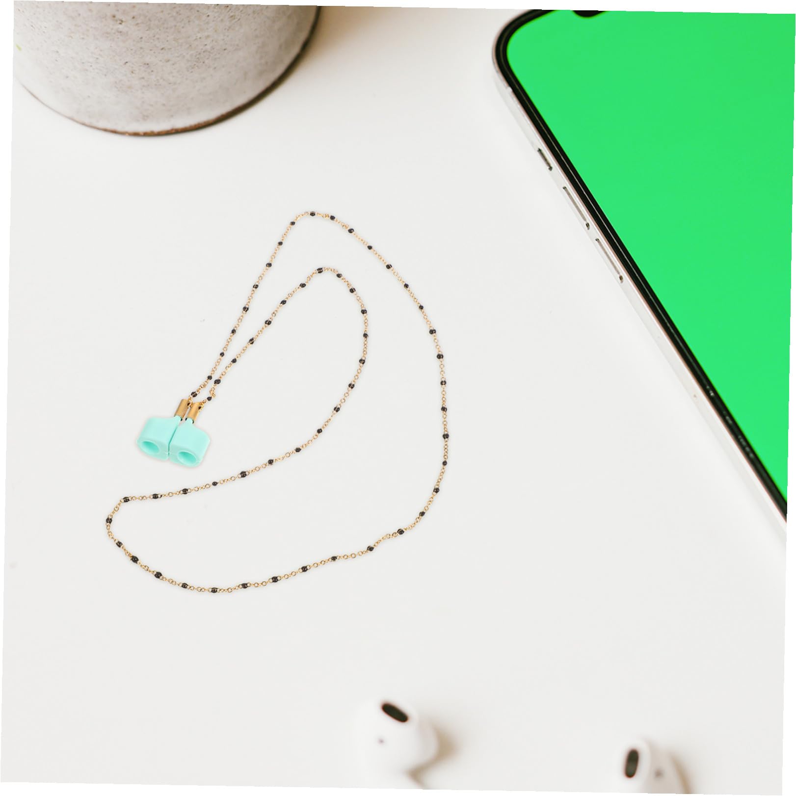 DOITOOL 3 Piezas De Cordón para Auriculares Cadena De Soporte para Auriculares Cadena Decorativa para Unirlos