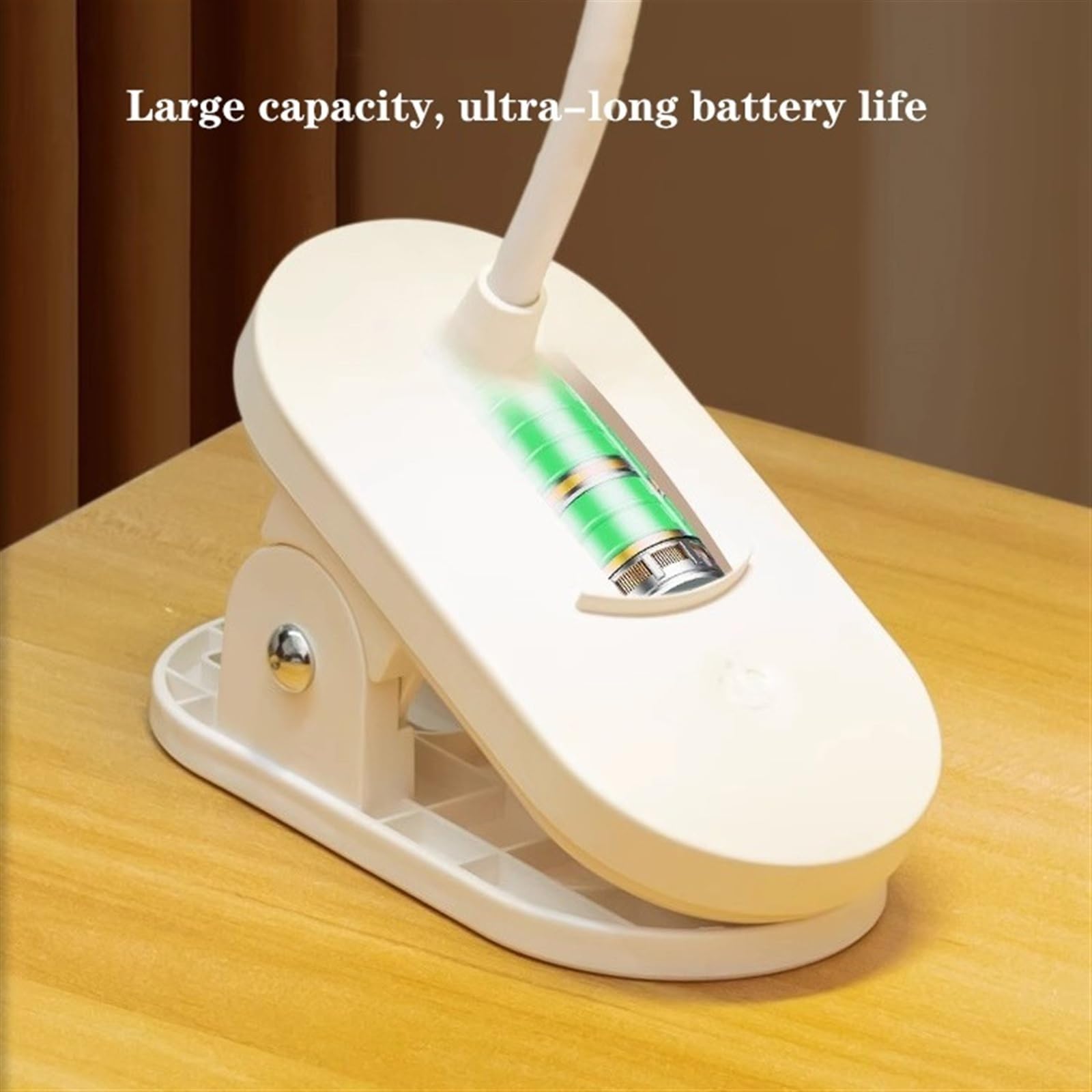 Lampe à LED températures Couleur et Gradation sans Pas, col en Ajustement Flexible Chargeur USB, lumière Lecture Portable avec Pince pour la Maison de Table/Bureau