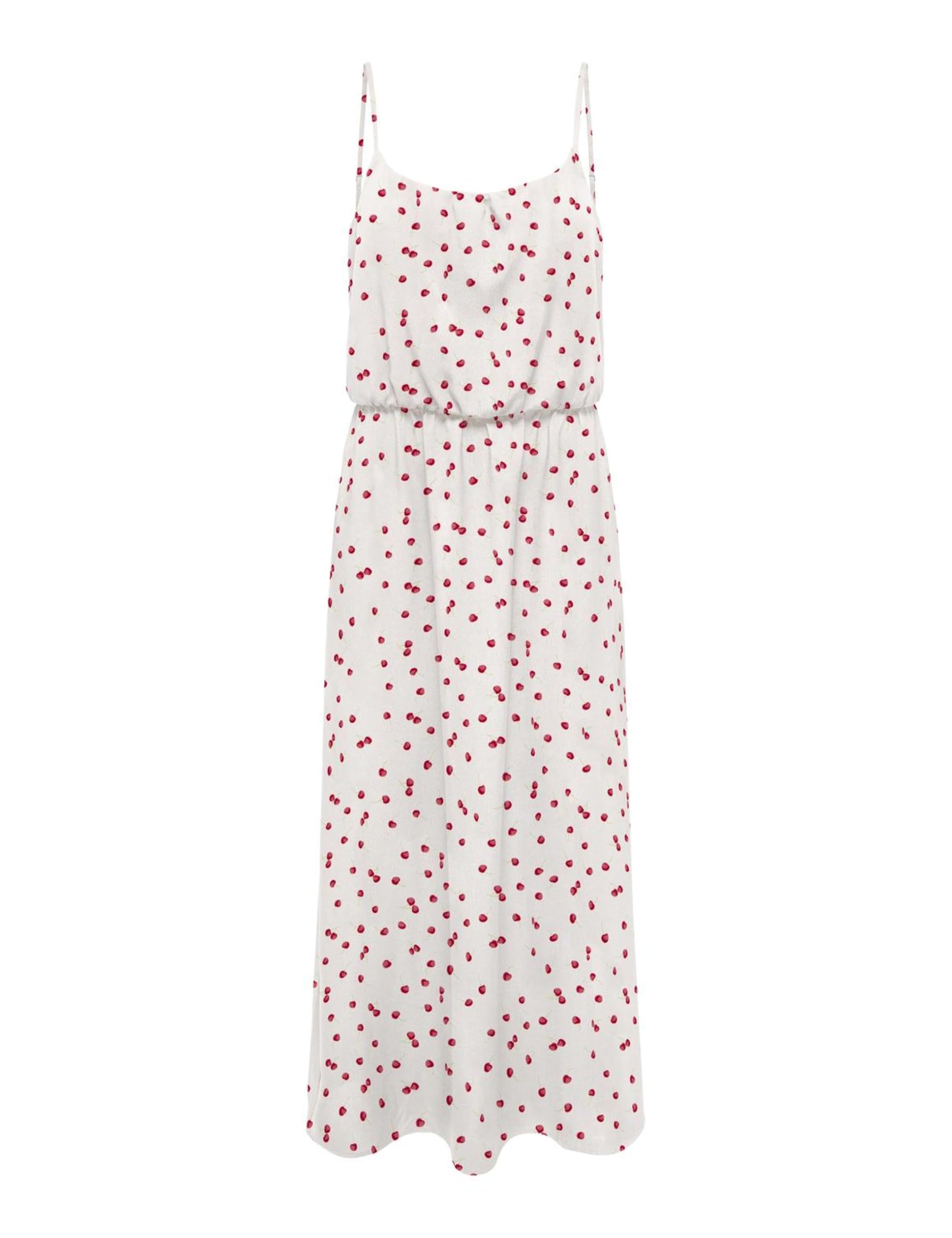 Onlnova Life Vis Strap Maxi Dress AOP, Cloud Dancer, 12