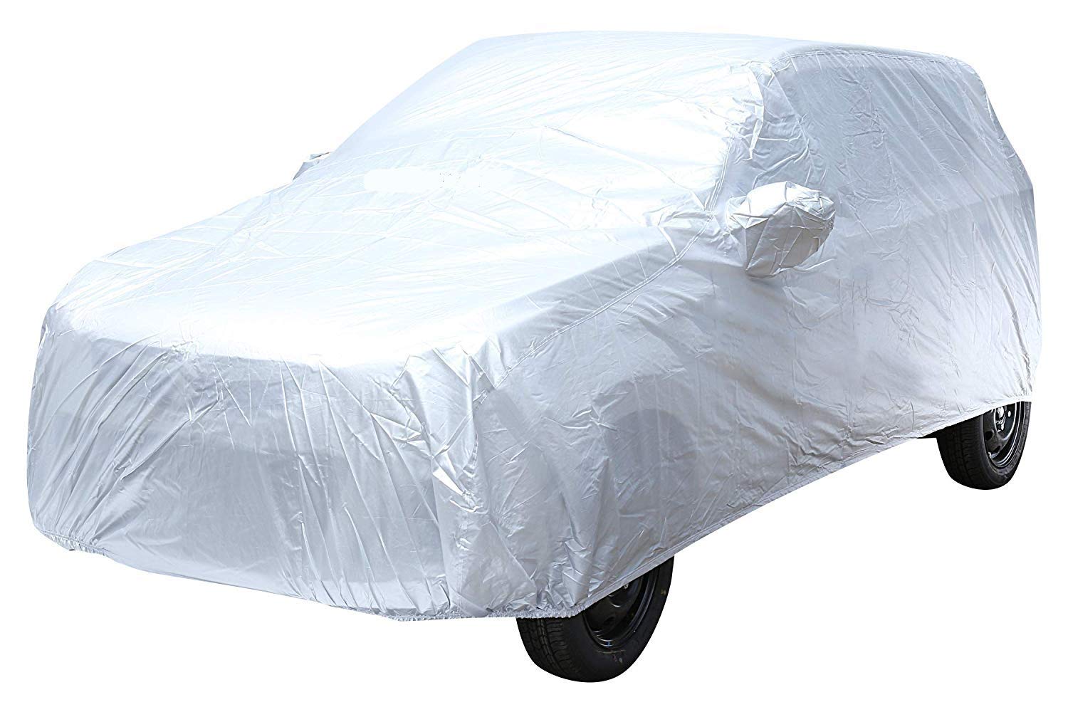 Mocomo Silver Matty G2 Car Body Cover for Hyundai Santro xing