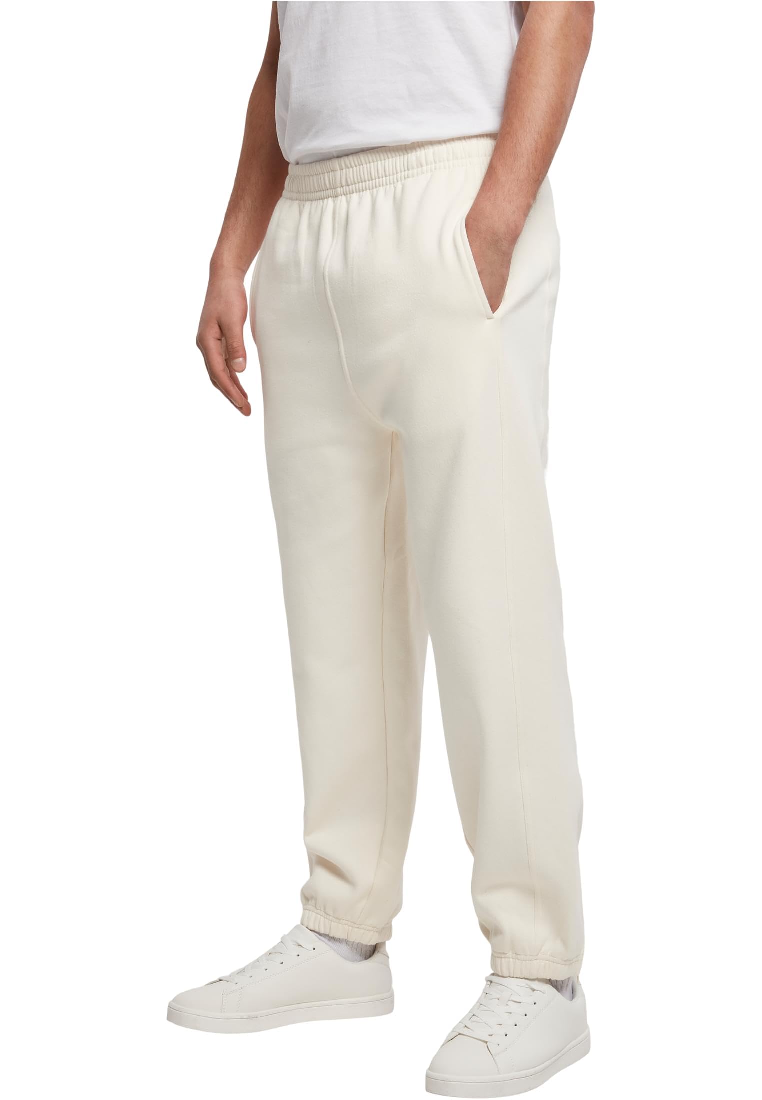 Urban Classics Pantalones de Gimnasia Hombre Pantalones de Deporte Negro Suelto — view 26