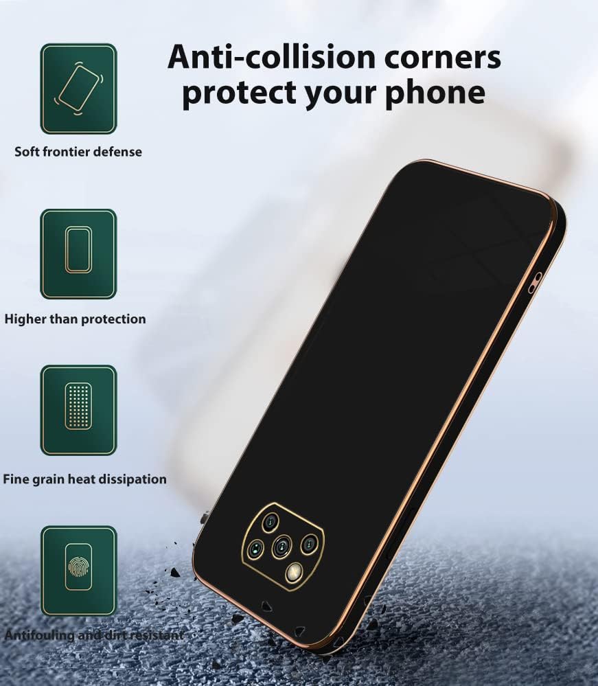 Miniatura 5 de Compatible con Xiaomi Poco X3 Pro Funda de silicona, accesorios a prueba de golpes, funda protectora delgada para teléfono Xiaomi Poco X3 NFC, funda