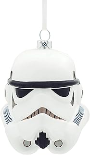 Hallmark Imperial Stormtrooper Glass Ornament, Star Wars Tree Decoration, Glass Hanging Ornament, Hanging Ornament, Gifts for Christmas