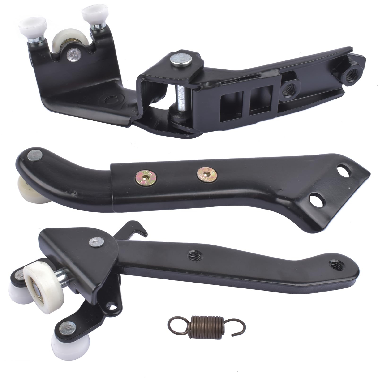 Jeu de Guides à Rouleaux pour Porte Coulissante Droite Compatible avec Mul-tivan V Trans-porter V T5 7H0843436D 7H0843436H