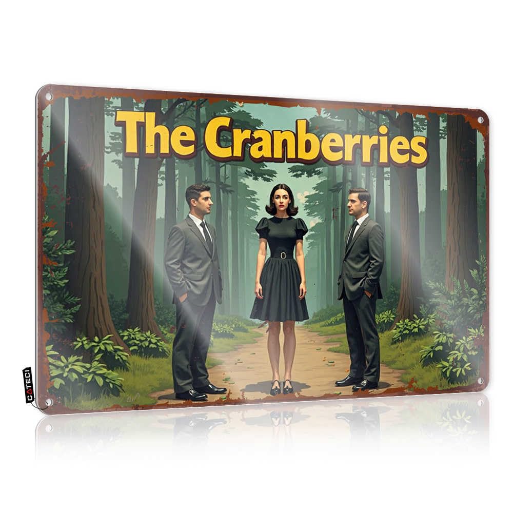 Fzfn Colour Farmhouse Signs Humor Fall Decor Home Decor - The Cranberries: Forest Encounter Accessories Rustic Style Artwork For Country Bar(30X40cm)