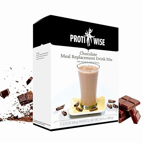 ProtiWise - Batido de dieta de reemplazo de comidas con alto contenido de proteínas | Chocolate VHP | Bajo en calorías, bajo en grasa, bajo en